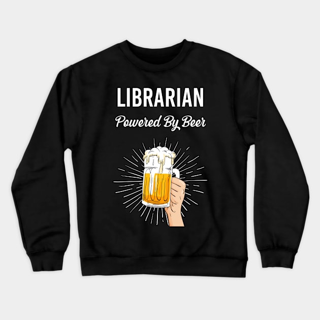 Beer Librarian Crewneck Sweatshirt by Happy Life